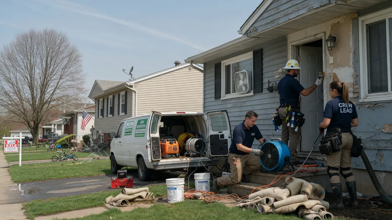 Flood Cleanup in Moffett, OK near me