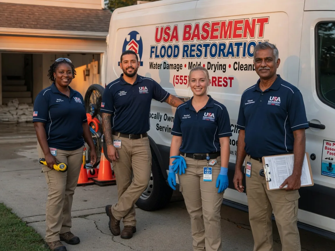 Basement Flood Cleanup company in Moffett, OK