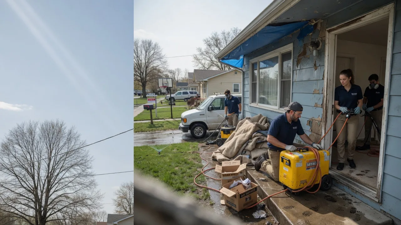 Basement Flood Cleanup in Moffett, OK near me